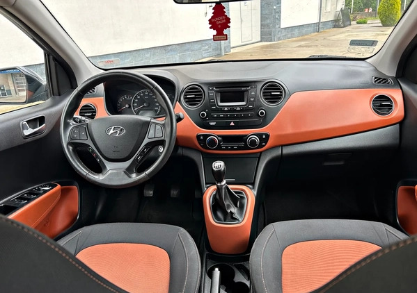 Hyundai i10 cena 23500 przebieg: 123000, rok produkcji 2013 z Kobyłka małe 154